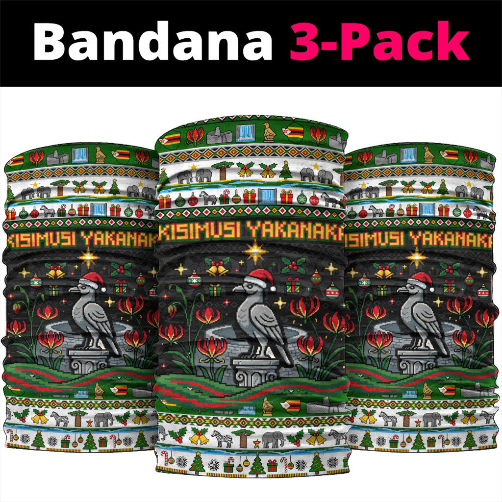 Zimbabwe Christmas Bird Elephant Neck Gaiter Kisimusi Yakanaka - Bird Victoria Falls - Ugly Pixel Art