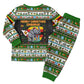 Zimbabwe Christmas Bird Elephant Christmas Pajama Set Kisimusi Yakanaka - Bird Victoria Falls - Ugly Pixel Art