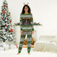 Zimbabwe Christmas Bird Elephant Christmas Pajama Set Kisimusi Yakanaka - Bird Victoria Falls - Ugly Pixel Art