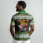 Zimbabwe Christmas Bird Elephant Polo Shirt Kisimusi Yakanaka - Bird Victoria Falls - Ugly Pixel Art
