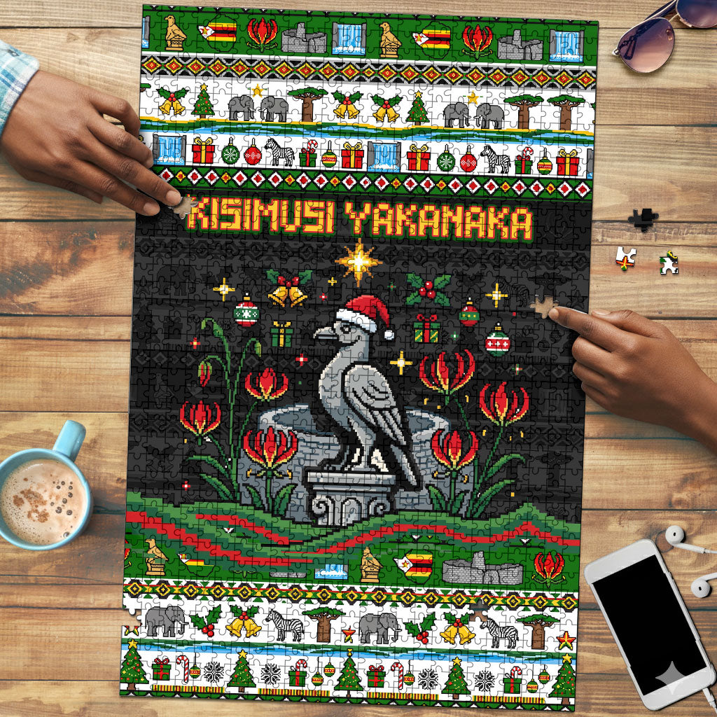 Zimbabwe Christmas Bird Elephant Puzzle Kisimusi Yakanaka - Bird ...