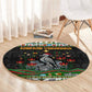Zimbabwe Christmas Bird Elephant Round Carpet Kisimusi Yakanaka - Bird Victoria Falls - Ugly Pixel Art