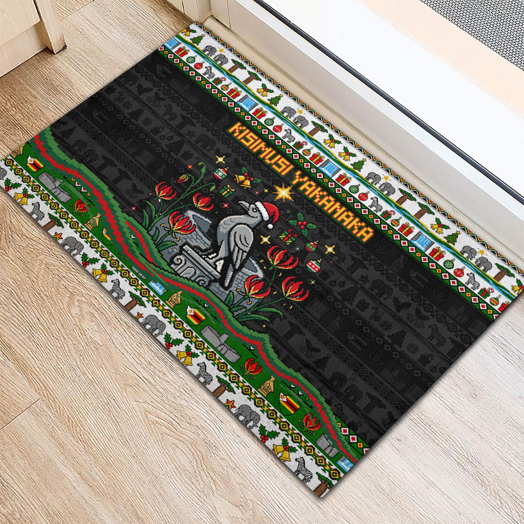 Zimbabwe Christmas Bird Elephant Rubber Doormat Kisimusi Yakanaka ...