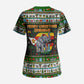 Zimbabwe Christmas Bird Elephant Scrub Top Kisimusi Yakanaka - Bird Victoria Falls - Ugly Pixel Art