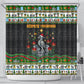 Zimbabwe Christmas Bird Elephant Shower Curtain Kisimusi Yakanaka - Bird Victoria Falls - Ugly Pixel Art