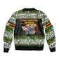 Zimbabwe Christmas Bird Elephant Sleeve Zip Bomber Jacket Kisimusi Yakanaka - Bird Victoria Falls - Ugly Pixel Art