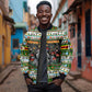 Zimbabwe Christmas Bird Elephant Sleeve Zip Bomber Jacket Kisimusi Yakanaka - Bird Victoria Falls - Ugly Pixel Art