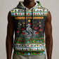 Zimbabwe Christmas Bird Elephant Sleeveless Hoodie Kisimusi Yakanaka - Bird Victoria Falls - Ugly Pixel Art