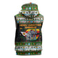 Zimbabwe Christmas Bird Elephant Sleeveless Zip Hoodie Kisimusi Yakanaka - Bird Victoria Falls - Ugly Pixel Art
