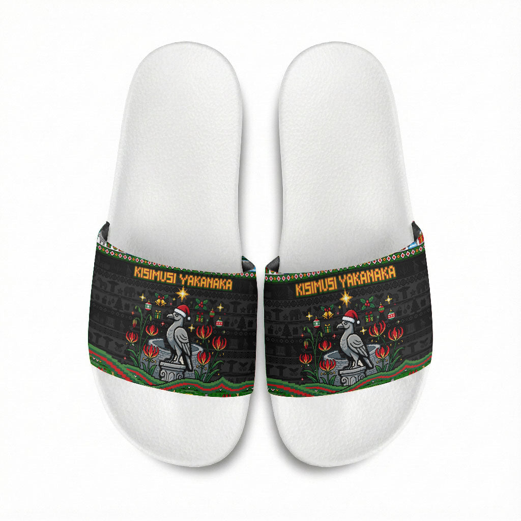 Zimbabwe Christmas Bird Elephant Slide Sandals Kisimusi Yakanaka - Bird ...