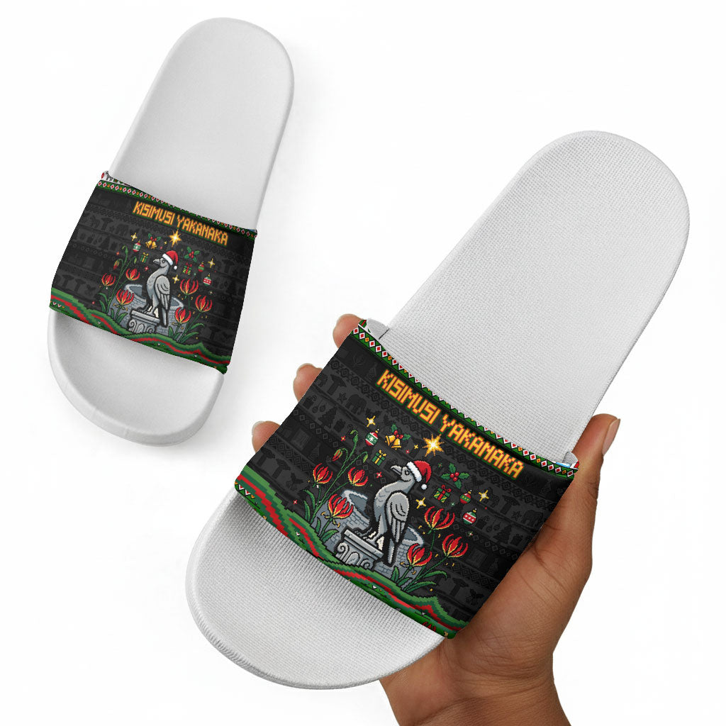 Zimbabwe Christmas Bird Elephant Slide Sandals Kisimusi Yakanaka - Bird ...