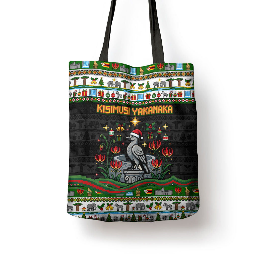 Zimbabwe Christmas Bird Elephant Tote Bag Kisimusi Yakanaka - Bird ...