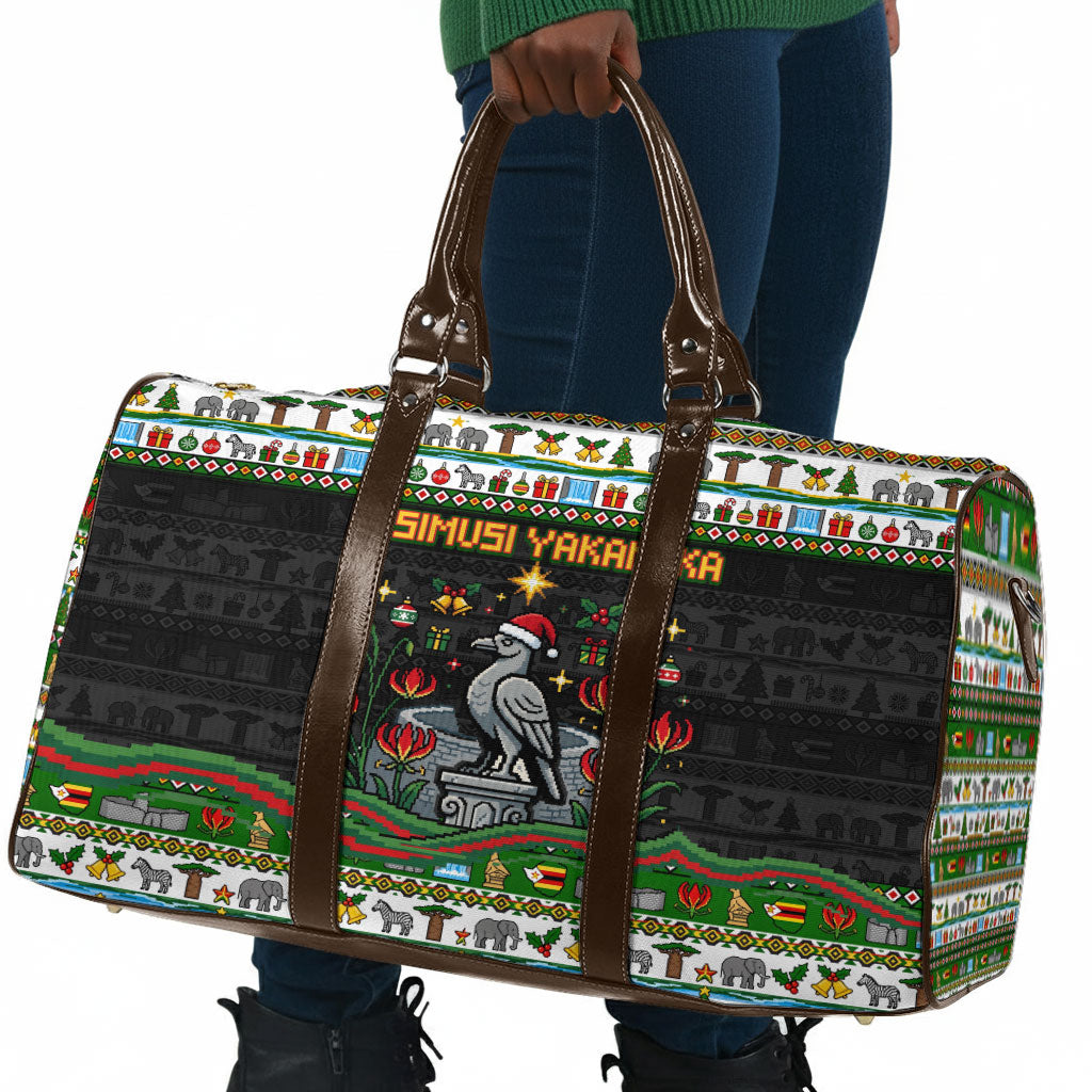 Zimbabwe Christmas Bird Elephant Travel Bag Kisimusi Yakanaka - Bird ...