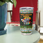 Zimbabwe Christmas Bird Elephant Tumbler Cup Kisimusi Yakanaka - Bird Victoria Falls - Ugly Pixel Art