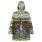 Zimbabwe Christmas Bird Elephant Wearable Blanket Hoodie Kisimusi Yakanaka - Bird Victoria Falls - Ugly Pixel Art