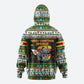 Zimbabwe Christmas Bird Elephant Zip Hoodie Kisimusi Yakanaka - Bird Victoria Falls - Ugly Pixel Art