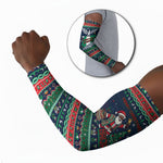 Nigeria Christmas Naija Santa Arm Sleeves Zuma Rock Eagle Ugly Xmas Pixel Art