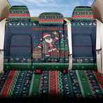 Nigeria Christmas Naija Santa Back Car Seat Cover Zuma Rock Eagle Ugly Xmas Pixel Art