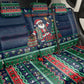 Nigeria Christmas Naija Santa Back Car Seat Cover Zuma Rock Eagle Ugly Xmas Pixel Art
