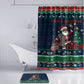 Nigeria Christmas Naija Santa Bathroom Set Zuma Rock Eagle Ugly Xmas Pixel Art