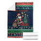 Nigeria Christmas Naija Santa Blanket Zuma Rock Eagle Ugly Xmas Pixel Art