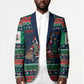 Nigeria Christmas Naija Santa Blazer Zuma Rock Eagle Ugly Xmas Pixel Art