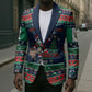 Nigeria Christmas Naija Santa Blazer Zuma Rock Eagle Ugly Xmas Pixel Art