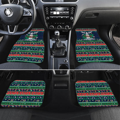 Nigeria Christmas Naija Santa Car Mats Zuma Rock Eagle Ugly Xmas Pixel Art