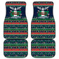 Nigeria Christmas Naija Santa Car Mats Zuma Rock Eagle Ugly Xmas Pixel Art