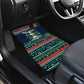 Nigeria Christmas Naija Santa Car Mats Zuma Rock Eagle Ugly Xmas Pixel Art