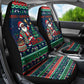 Nigeria Christmas Naija Santa Car Seat Cover Zuma Rock Eagle Ugly Xmas Pixel Art