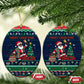 Nigeria Christmas Naija Santa Ceramic Ornament Zuma Rock Eagle Ugly Xmas Pixel Art