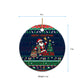 Nigeria Christmas Naija Santa Ceramic Ornament Zuma Rock Eagle Ugly Xmas Pixel Art