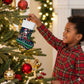 Nigeria Christmas Naija Santa Christmas Stocking Zuma Rock Eagle Ugly Xmas Pixel Art