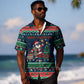 Nigeria Christmas Naija Santa Hawaiian Shirt Zuma Rock Eagle Ugly Xmas Pixel Art