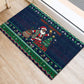 Nigeria Christmas Naija Santa Rubber Doormat Zuma Rock Eagle Ugly Xmas Pixel Art