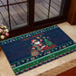 Nigeria Christmas Naija Santa Rubber Doormat Zuma Rock Eagle Ugly Xmas Pixel Art