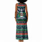 Nigeria Christmas Naija Santa Tank Maxi Dress Zuma Rock Eagle Ugly Xmas Pixel Art