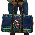 Nigeria Christmas Naija Santa Travel Bag Zuma Rock Eagle Ugly Xmas Pixel Art