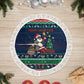 Nigeria Christmas Naija Santa Tree Skirt Zuma Rock Eagle Ugly Xmas Pixel Art