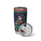 Nigeria Christmas Naija Santa Tumbler Cup Zuma Rock Eagle Ugly Xmas Pixel Art