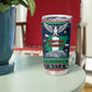 Nigeria Christmas Naija Santa Tumbler Cup Zuma Rock Eagle Ugly Xmas Pixel Art