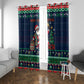 Nigeria Christmas Naija Santa Window Curtain Zuma Rock Eagle Ugly Xmas Pixel Art