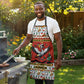 Uganda Christmas Crested Crane Apron Ugandan Kob - Map Flag - Ssekukkulu Ennungi - Ugly Pixel Art