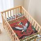 Uganda Christmas Crested Crane Baby Bed Cover Ugandan Kob - Map Flag - Ssekukkulu Ennungi - Ugly Pixel Art
