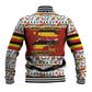 Uganda Christmas Crested Crane Baseball Jacket Ugandan Kob - Map Flag - Ssekukkulu Ennungi - Ugly Pixel Art