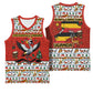 Uganda Christmas Crested Crane Basketball Jersey Ugandan Kob - Map Flag - Ssekukkulu Ennungi - Ugly Pixel Art
