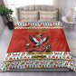 Uganda Christmas Crested Crane Bedding Set Ugandan Kob - Map Flag - Ssekukkulu Ennungi - Ugly Pixel Art