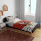 Uganda Christmas Crested Crane Bedding Set Ugandan Kob - Map Flag - Ssekukkulu Ennungi - Ugly Pixel Art