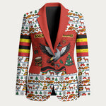 Uganda Christmas Crested Crane Blazer Ugandan Kob - Map Flag - Ssekukkulu Ennungi - Ugly Pixel Art